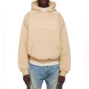 ESSENTIALS
Beige Raglan Hoodie